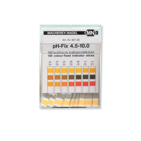 pH indikatorius juostelėmis (matavimo diapazonas pH 4,5 – 10)
