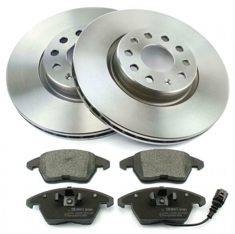 Audi TT (2008 - 2021) stabdžių diskai + kaladėlės (priekis)