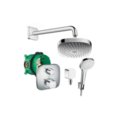 Hansgrohe Croma Select potinkinis termostatinis dušo komplektas chromas