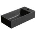 Praustuvas GSI KUBE X 50x25 cm juodas matinis