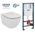 Grohe 3 in 1 potinkinio unitazo rėmo ir Ideal Standard TESI Aquablade unitazo komplektas