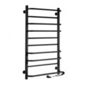 Juodos matinės spalvos elektrinis rankšluosčių džiovintuvas Laris Comfort 525x900 mm