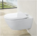 Pakabinamas klozetas Villeroy&Boch Subway 2.0 su DirectFlush, ViFresh, Ceramic Plus ir SlimSeat dangčiu