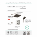 Potinkinis termostatinis dušo sistemos Hansgrohe komplektas 5 in 1