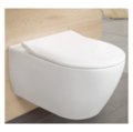 Villeroy & Boch Subway 2.0 pakabinamas Direct Flush WC su SlimSeat dangčiu, White Alpin