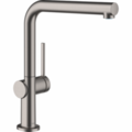 Virtuvinis Hansgrohe maišytuvas plautuvei Talis M54, brushed black chrome