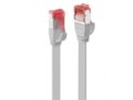 0.3m Cat.6 U/FTP Flat Network Cable, Grey