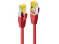 0.3m RJ45 S/FTP LSZH Network Cable, Red