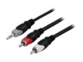 Audio kabelis 3.5mm - 2xRCA 20m