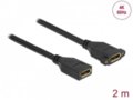 DisplayPort 1.2 ilgiklis su tvirtinimu F-F 4K 60Hz, 2m
