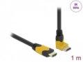 HDMI 2.1 8K kampinis kabelis 1m 7680x4320 60Hz