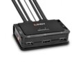 HDMI KVM perjungėjas 2>1, USB2.0, Audio