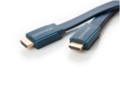 HDMI kabelis 1m, Clicktronic, 2160p 1.4, plokščias