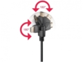 HDMI kabelis 2m 1080p 1.4 su pasukamomis 360L jungtimis