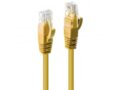 Komutacinis kabelis 0.3m U/UTP Cat6, geltonas