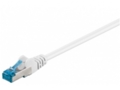 Komutacinis kabelis 10m S/FTP Cat6a Pimf, baltas LSZH CU