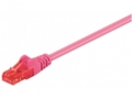 Komutacinis kabelis 10m UTP Cat6, rausvas