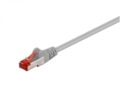 Komutacinis kabelis 15m S/FTP Cat6 Pimf, pilkas LSZH CU