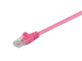 Komutacinis kabelis 1,5m UTP Cat5E, rausvas