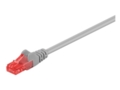 Komutacinis kabelis 1,5m UTP Cat6, pilkas, LSZH CU