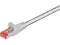 Komutacinis kabelis 1m S/FTP Cat6 Pimf, skaidrus CU