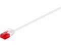 Komutacinis kabelis 1m UTP Cat6 SLIM 3.6mm, baltas CU