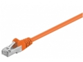 Komutacinis kabelis 2m F/UTP Cat5E, oranžinis