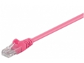 Komutacinis kabelis 3m UTP Cat5E, rausvas