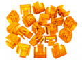 RJ45 lizdo blokatorius, 20vnt., oranžinis