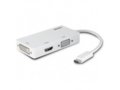 Keitiklis USB-C į HDMI, DVI, VGA