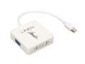 Mini-DisplayPort 1.2 į HDMI 4K, DVI-D, VGA perėjimas, Lindy