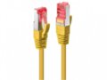 Komutacinis kabelis 7.5m S/FTP Cat6 Pimf, geltonas