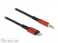 Lightning į Stereo 3.5mm 3k kabelis 0.5m, pintas, MFi