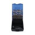 Grąžtų metalui rinkinys Cobalt, 19dalių,  1-10mm, HSS