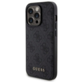 Guess 4G Metal Logo Dėklas Set iPhone 14 Pro Max + 5000mAh MagSafe Powerbank - Juodas