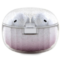 Guess Glitter Gradient TWS Bluetooth Ausinės + docking station - Rožinis