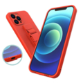 Iphone Xr Dėklas su dirželiu Rope case gel TPU rožinis