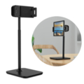 Laikiklis Acefast telescopic (135-230mm wide 360 ° Juodas (E4 black)