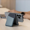 Uniq Lyden DS magnetic RFID walletphone stand - pilkas Juodas