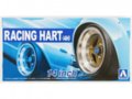 Aoshima - Racing Hart 4H 14inch Tire & Wheel Set, Mastelis:1:24, 05377