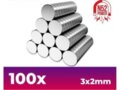 Green stuff world - Neodimio magnetai 3x2mm - 100vnt., 9264