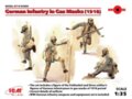 ICM - German Infantry in Gas Masks (1918), 1/35, 35695