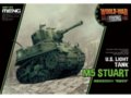 Meng Model - World War Toons M5 Stuart U.S. Light Tank, WWT-012