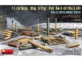 Miniart - 7.5 cm Sprgr., Nbgr. & Pzgr. Patr. Kw.K.40 (Stu.K.40) Shells with Ammo Boxes, 1/35, 35375