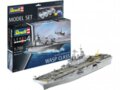 Revell - Assault Carrier USS WASP CLASS dovanų komplektas, 1/700, 65178