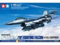 Tamiya - F-16CJ Fighting Falcon w/Full Equipment, 1/72, 60788