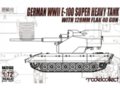 Modelcollect - German WWII E-100 Super Heavy Tank, 1/72, 72133
