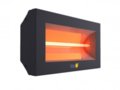 Infraraudonųjų spindulių šildytuvas SolBee SBH 15 B Dark Grey (1,5 kW, kontaktų dėžutė)