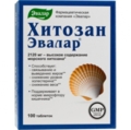 CHITOZAN 500mg N100 (Evalar) Maisto papildas