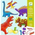 Kūrybinis rinkinys judančios lėlės - Dinozaurai (6 vnt.)
